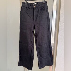 Sezane Le Crop Black Jeans